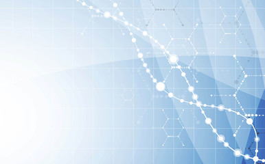 DNA Abstract icon and element collection. Futuristic technology