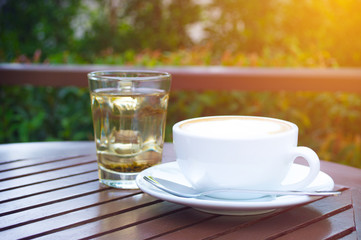 cup of latte, cup of coffee