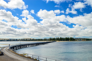 Obraz premium Victor Harbor jetty, South Australian coast