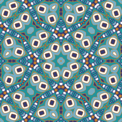 Seamless hand drawn vector ethnic texture. Vintage tribal ethnic backdrop, seamless texture. Boho fashion style background. Hand drawn vector illustration made of simple doodles. Zen tangle pattern.