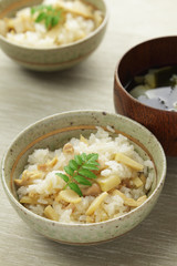 竹の子ご飯と若竹汁