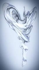 Abstract flowing cloth background