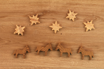 Wooden figures