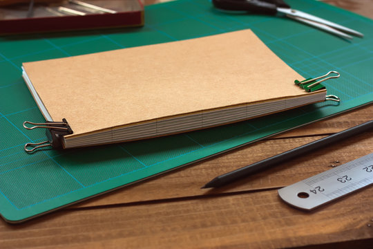 Bookbinding Tools Stock Photo - Download Image Now - Book Binding