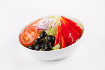 Vegetable salad in a bowl
