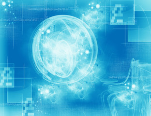 digital technology innovation abstract background

