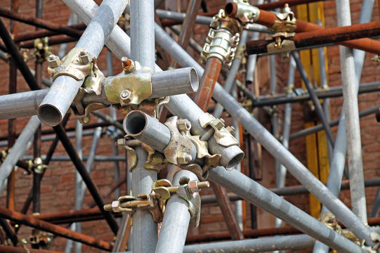 Clamp metal scaffolding