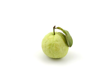 Guava on white background 