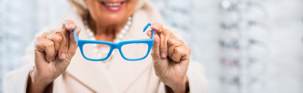 Blue Frame Glasses