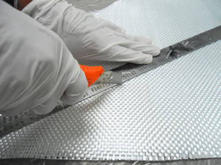 glass fiber background