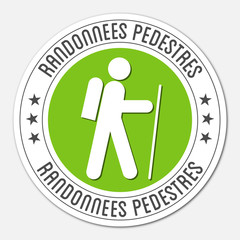 Logo randonnées pédestres.