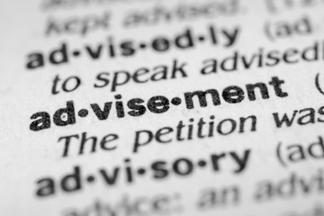 Advisement