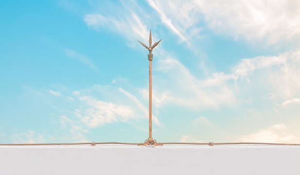 lightning rod copper