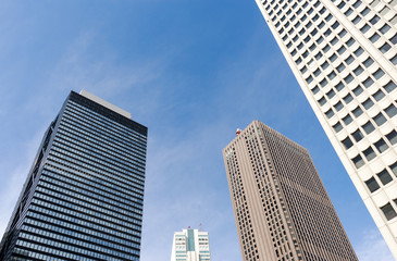 Office buildings in Tokyo, Japan