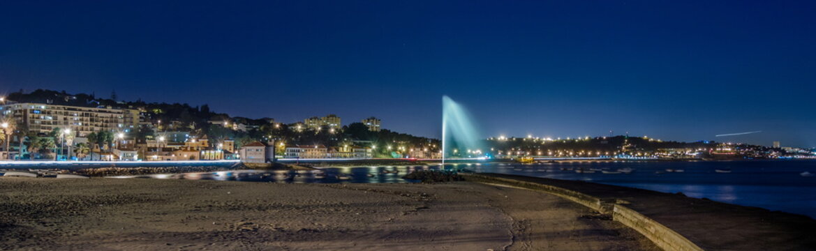 Vista Panor&acirc;mica da Vila de Pa&ccedil;o de Arcos em Portugal