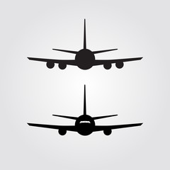 Aircraft or Airplane Icon,