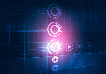 Virtual sound backdrop