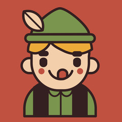 Iconic German Boy Mascot