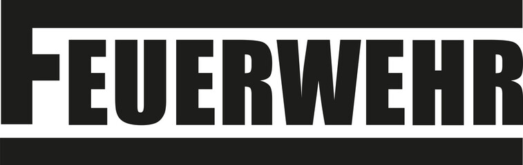 Fototapeta premium Fire department german