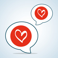 Social media design. bubble icon. networking concept