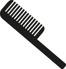 Comb with stem