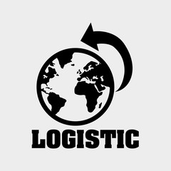 Logistic design. Shipping and Delivery conception 