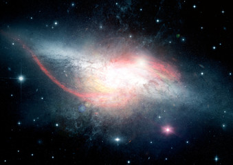 galaxy in a free space