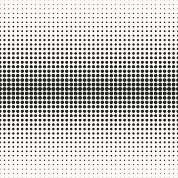 Abstract typographical halftone background - vector seamless pat