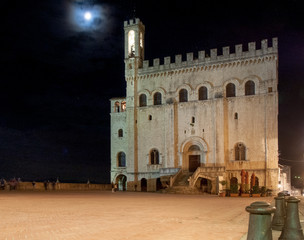 Fototapeta na wymiar Evening pictures of Gubbio