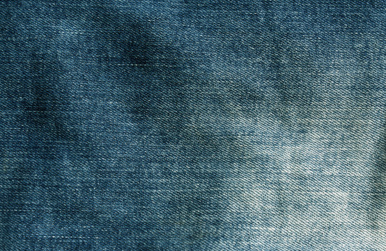 Cyan jeans cloth texture.