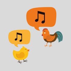 Farm  design. animal  icon. white background