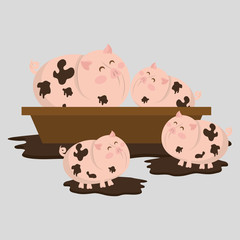 Farm  design. animal  icon. white background