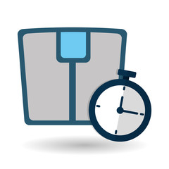 Healthy lifestyle design. fitness icon. Bodybuilding illustratio