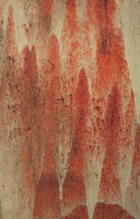 old rusty metal background peeled paint
