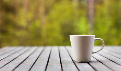 Coffee outdoors