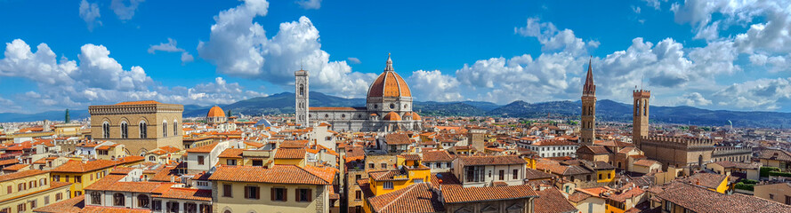 Fototapeta na wymiar Panorama of Florence