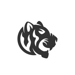  Tiger logo on white background
