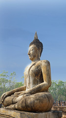 buddha statue in skuhothai