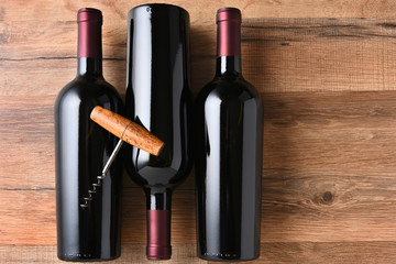 Three Wine Bottles Corkscrew © Steve Cukrov