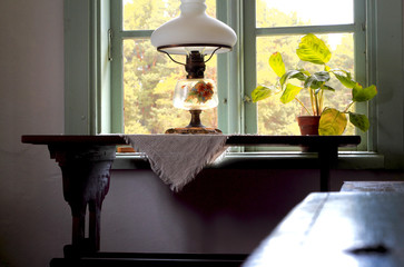 Wnętrze XIX w. Izby  © Wojciech Lisiński