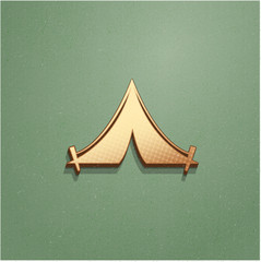 Ikona vintage z szumem i cieniem © vempireart