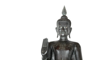 Fototapeta na wymiar buddha image isolated on white background.