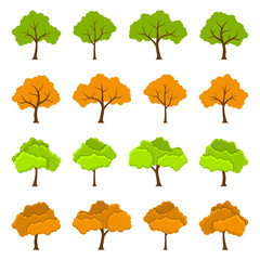 tree icons set