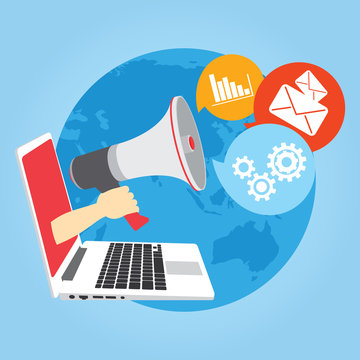 digital information illustration