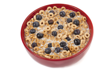 blueberries breakfast cereal