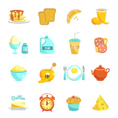 Breakfast Icon Set