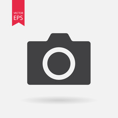 Camera Icon vector. Cellphone logo design isolated on white background. Vector illustration