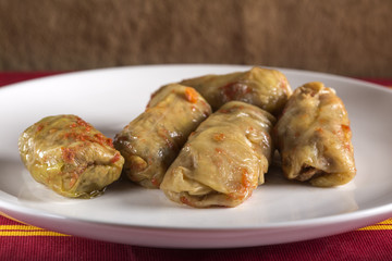 Stuffed cabbage rolls