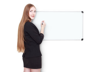 Portrait of coaching woman