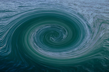 The whirlpool. Atlantic ocean - background